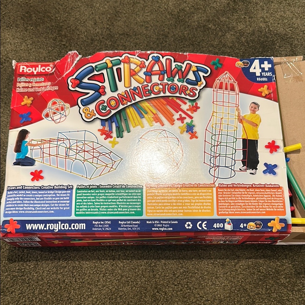 Straws & Connectors Building Set - Multicolor - Picture 2 of 7